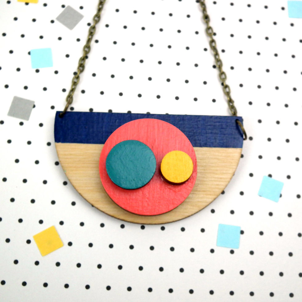 Thumbnail: Orbis Semi Circle Necklace