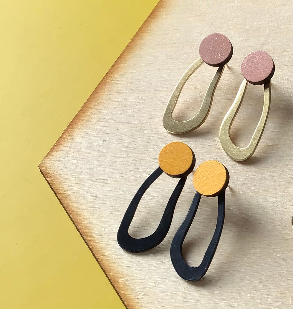 Thumbnail: Wave Stud Earrings