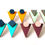Thumbnail: Geometric Triangle Stud Earrings