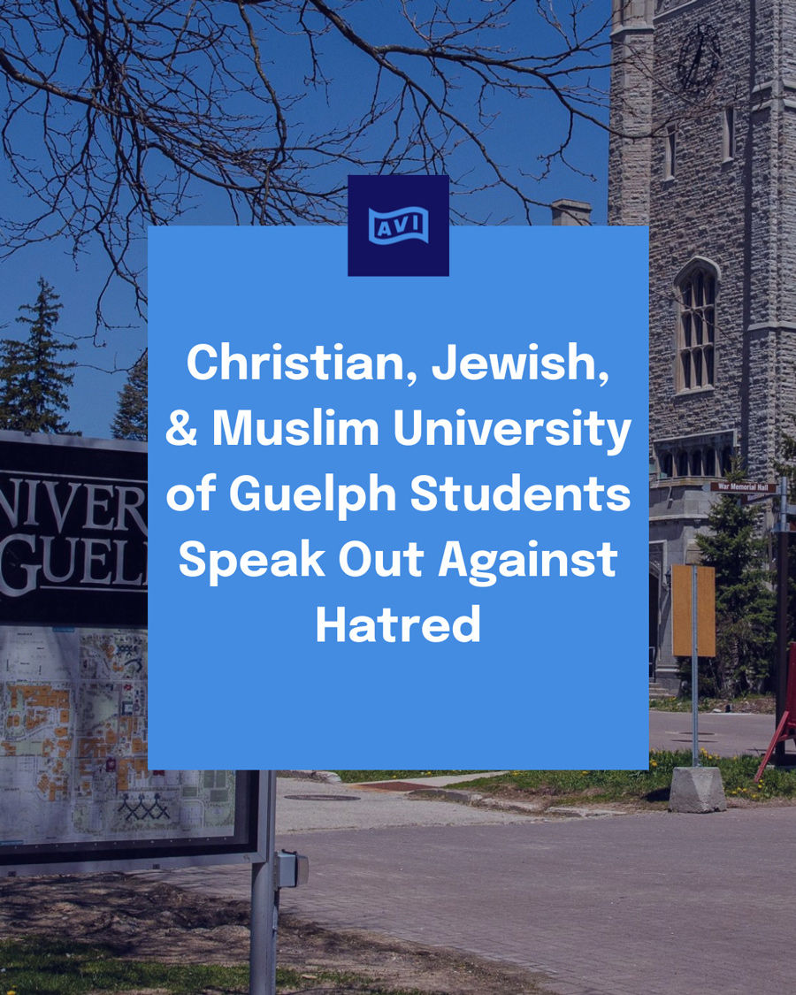 Christian, Jewish, and Muslim students at Guelph speak out against hatred