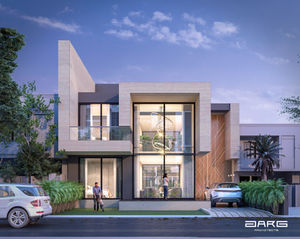 an artist 's impression of a modern house 