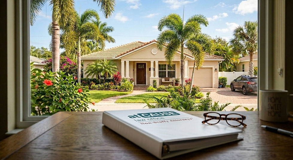 Wife Died: Do I Have to Take Her Name Off the Deed in Florida?