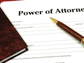 Power of Attorney and Pen and Paper