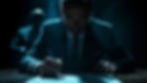 Close up of a grantor signing a deed in Florida without the grantee present.