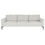 Thumbnail: Zephra Three Seater Sofa With Footstool