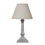 Thumbnail: Capsa Column Table Lamp With Linen Shade