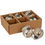 Thumbnail: Silver Ombre Set Of 6 Baubles