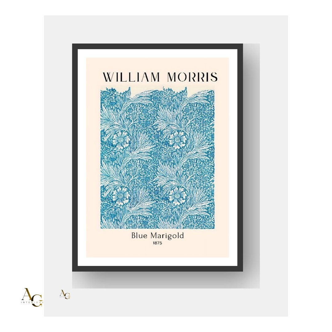 William Morris - Blue Marigold (1875)
