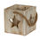 Thumbnail: Washed Wood Star Tealight Candle Holder
