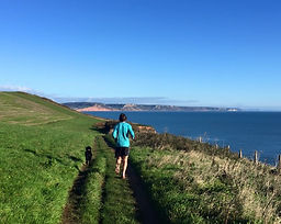 Dog walker Exmouth. Dog walker East Devon. Dog walker Otterton. Dog walker Budleigh Salterton. Dog walking Exmouth, dog walking Budleigh Salterton, dog walking East Devon, pet sitting East Devon, pet sitting Exmouth, pet sitting Budleigh Salterton, Pet sitting Topsham, dog running, dog exercise Exmouth, sandy paws and waggy tails Exmouth, South West coast path, Devon, pet services East Devon, emergency service police fire NHS RNLI coastguard discount, trail running