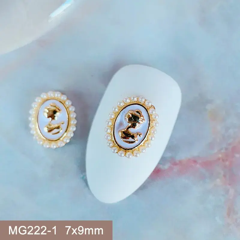 Thumbnail: 10pcs Luxury Nail Accessories Charms Supplies