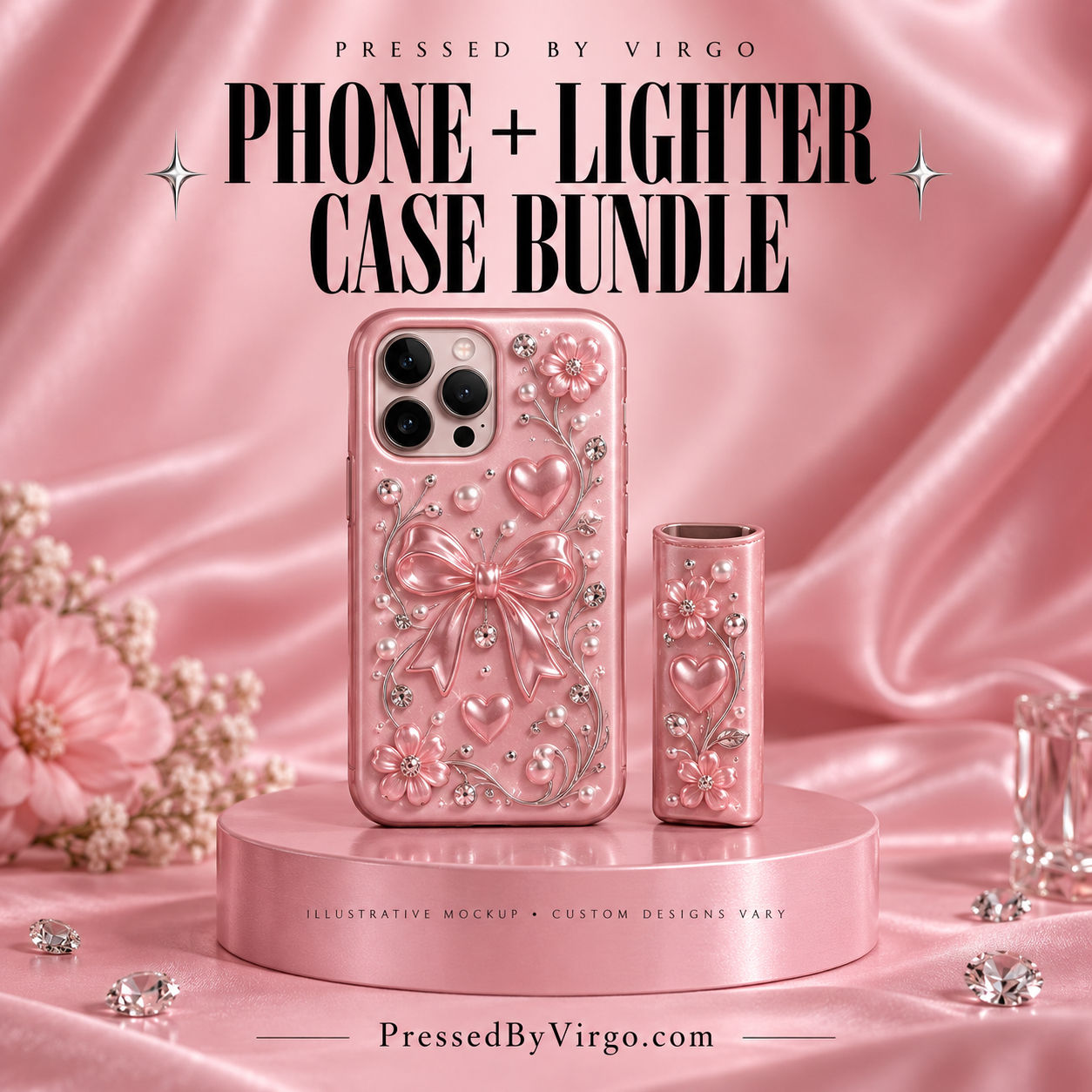 FREESTYLE JUNK PHONE / LIGHTER CASE BUNDLE