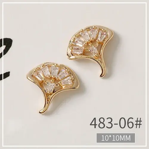 Thumbnail: 10pcs Luxury Nail Accessories Charms Supplies