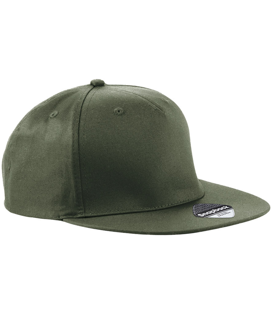 Thumbnail: Olive Snapback Hat Front View