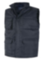 Navy Body Warmer Front View