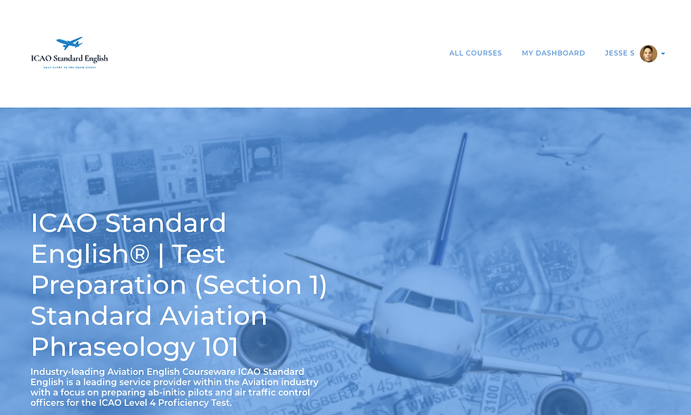Thumbnail: ICAO Standard English Courseware™  | Test Preparation Modules | To 20 Trainees*