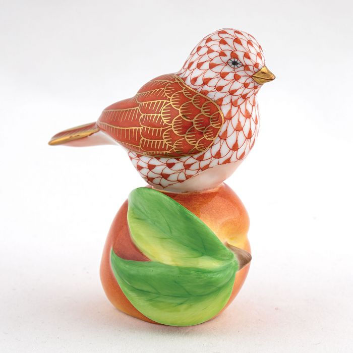 Thumbnail: Herend Bird On Peach