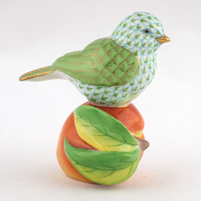 Thumbnail: Herend Bird On Peach