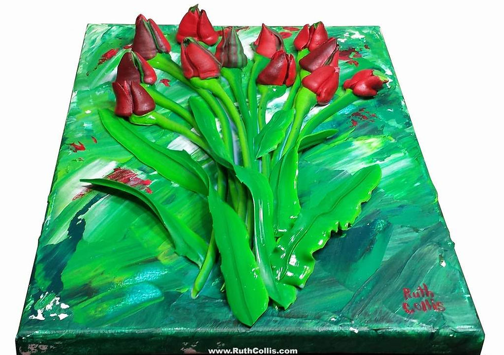 Red Russian Tulips 1