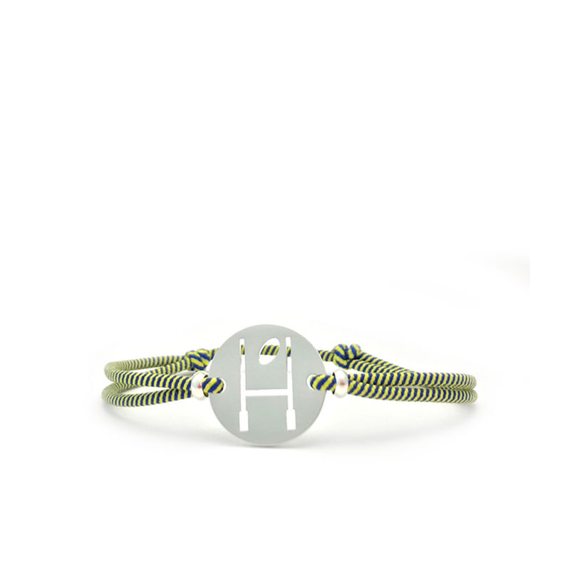 bracelet OVALIE BLEU/JAUNE