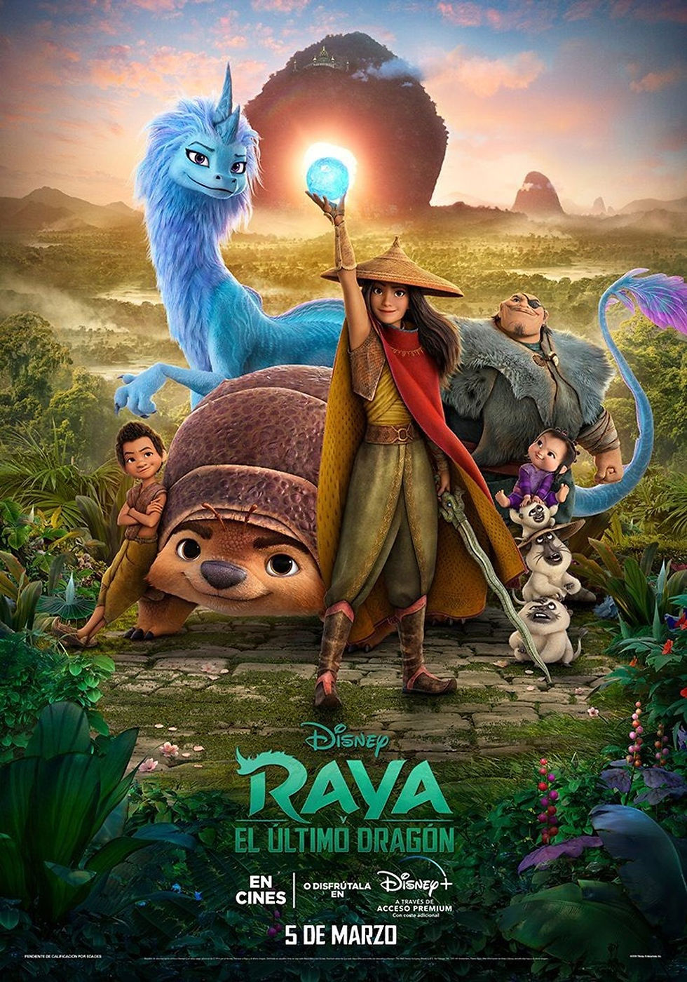 poster "Raya and The Last Dragon". tayang mulai awal Maret 2021