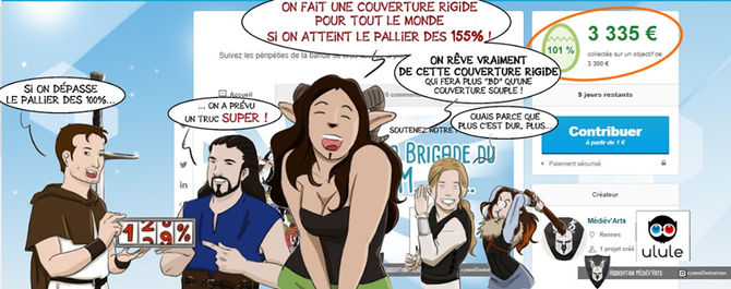 La BD est FINANCÉE !!! Champompom pour tout le monde !!!