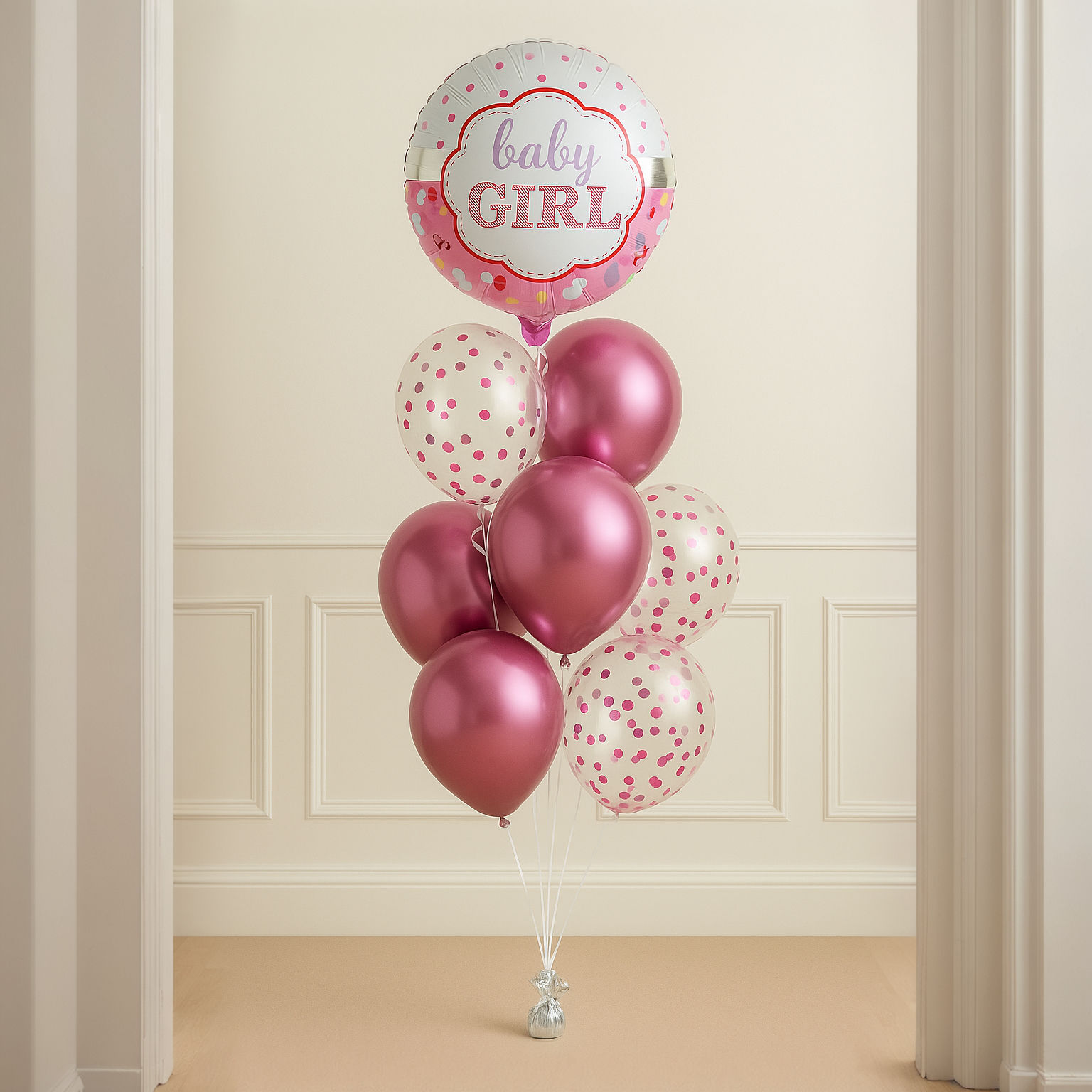 Zestaw ,, baby girl” - różowy