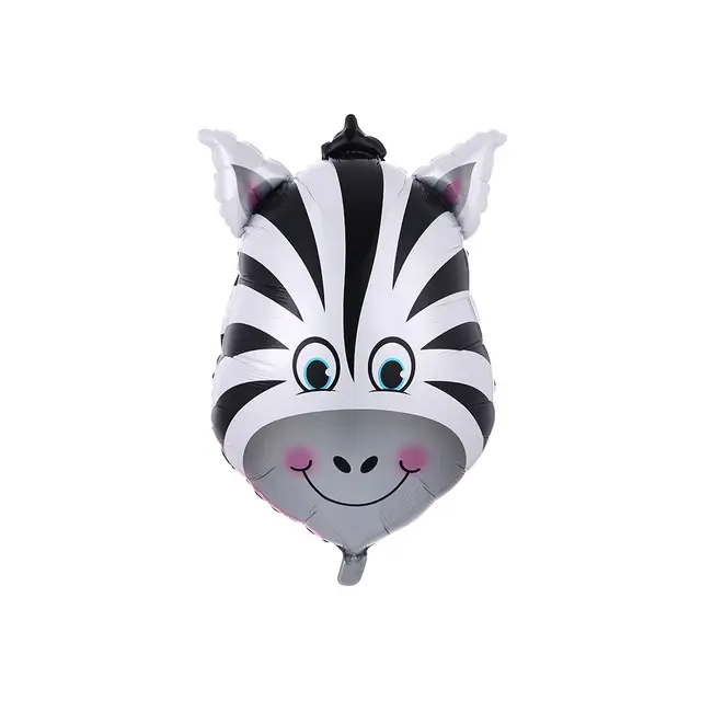Zebra Head Foil Balloon 65 cm