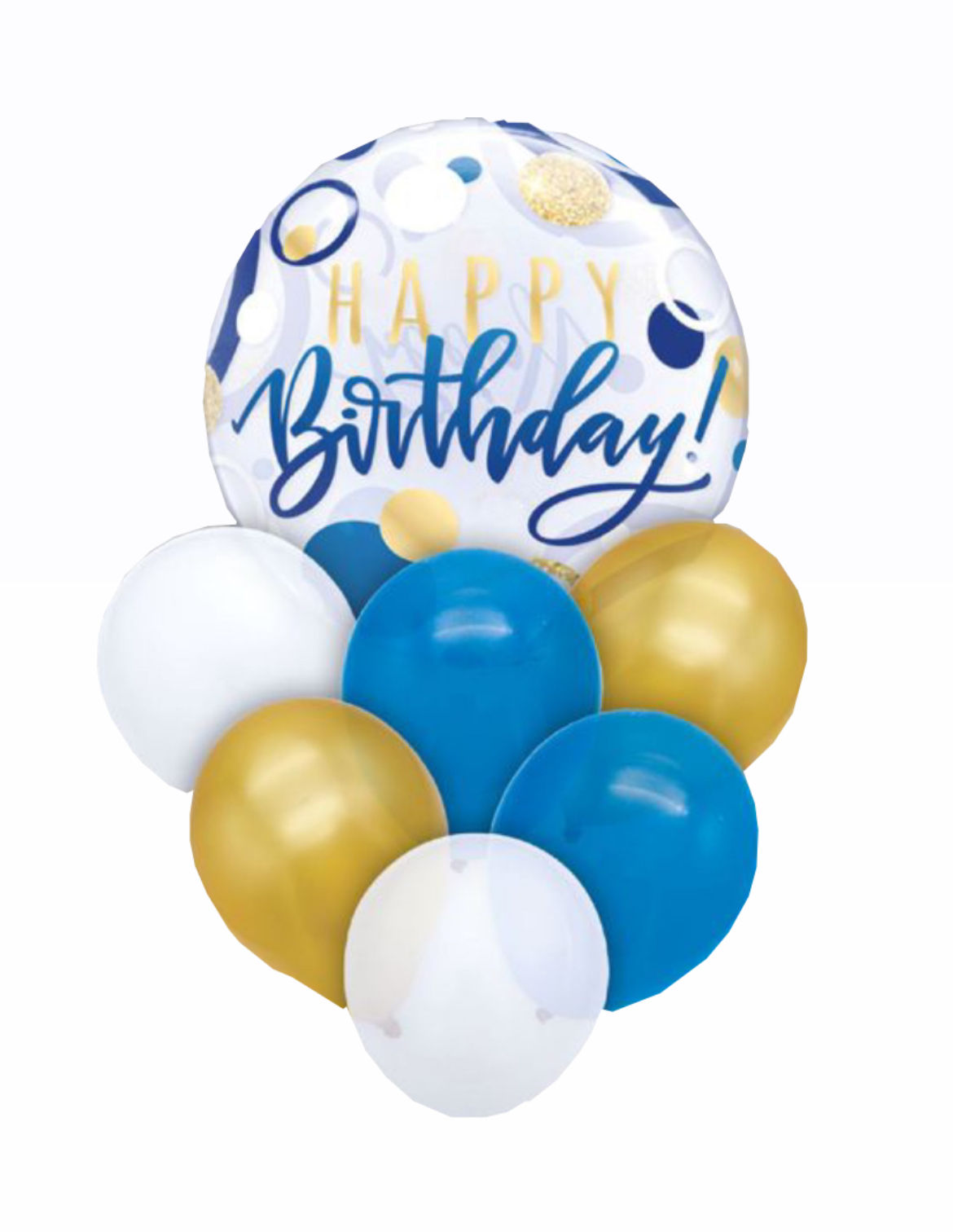 Blue Happy Birthday Set