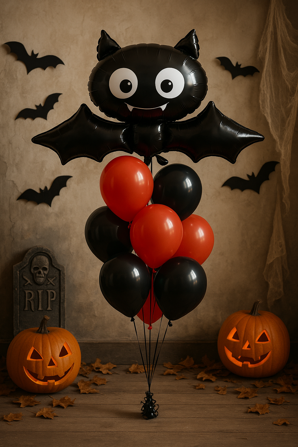 Zestaw Halloween Nietoperz
