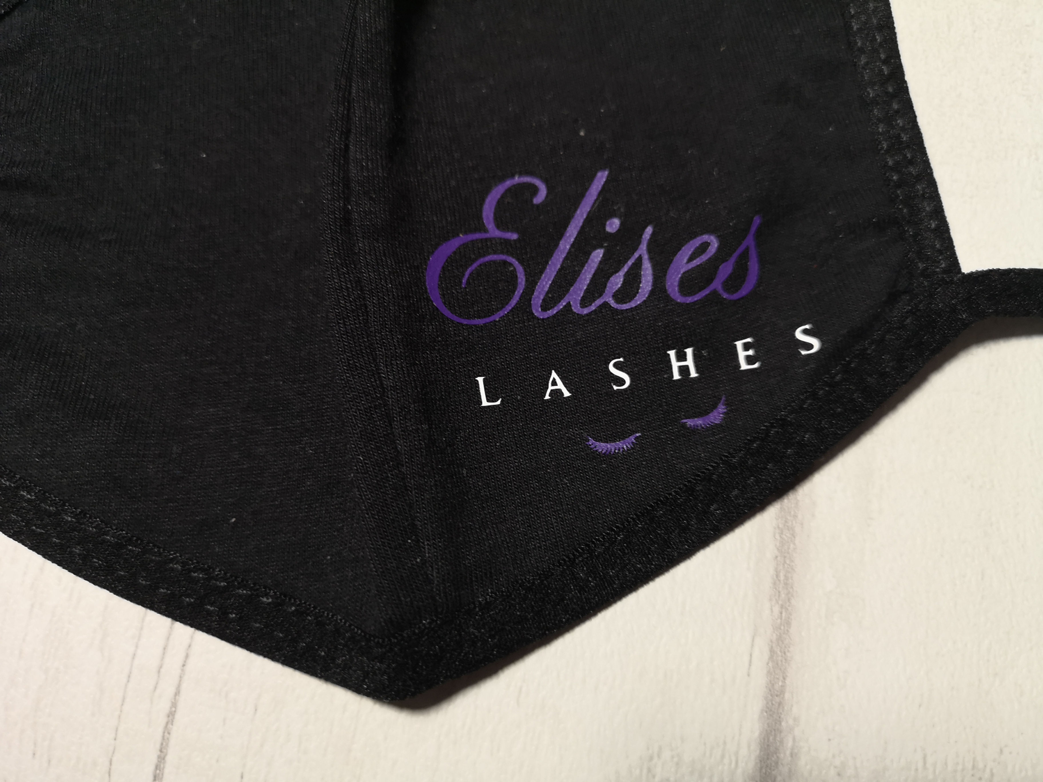 Personalised logo face mask