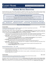 International Retail Industry Executive