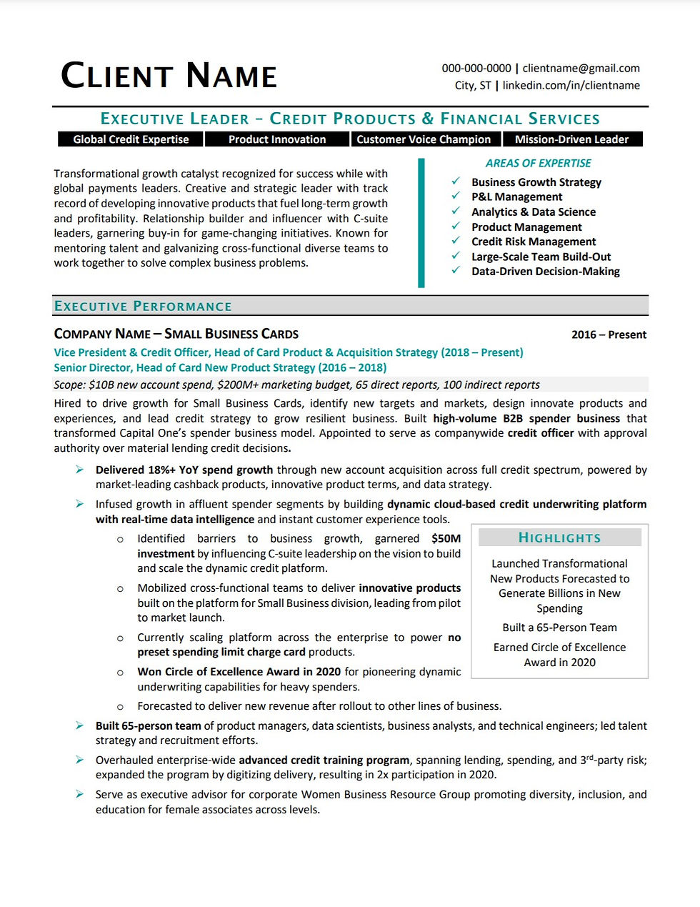 Fortune 100 Vice President - Banking & Financial Services