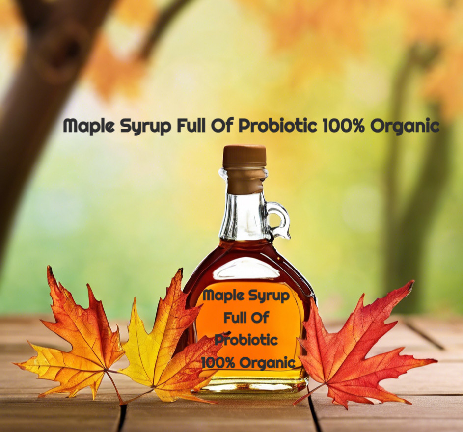 Nuff Maple Probiotic Syrup 100% Probiotic Organic Goodness 250ml