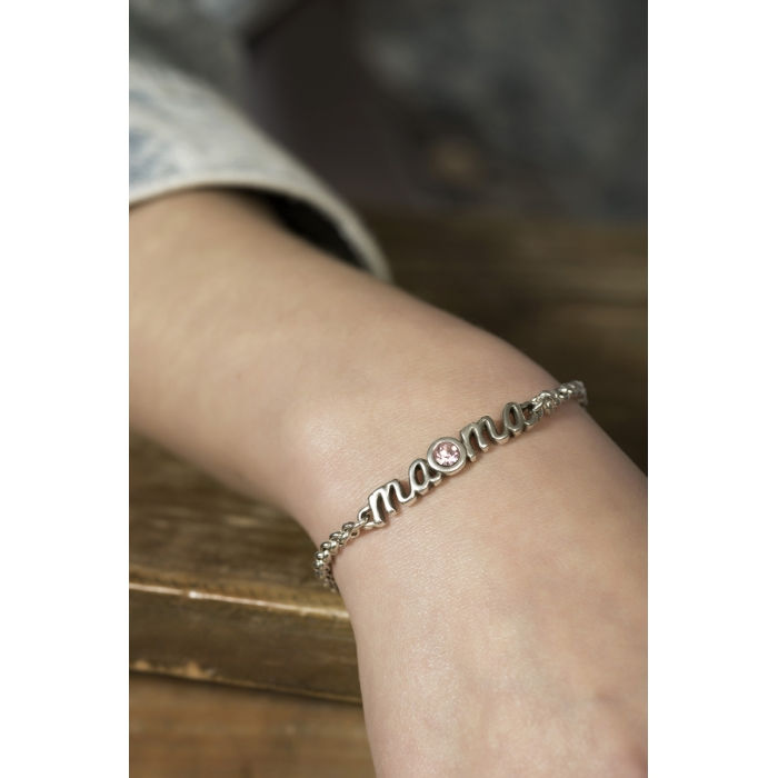 PULSERA MAMÁ POR SIEMPRE CON SWAROVSKI