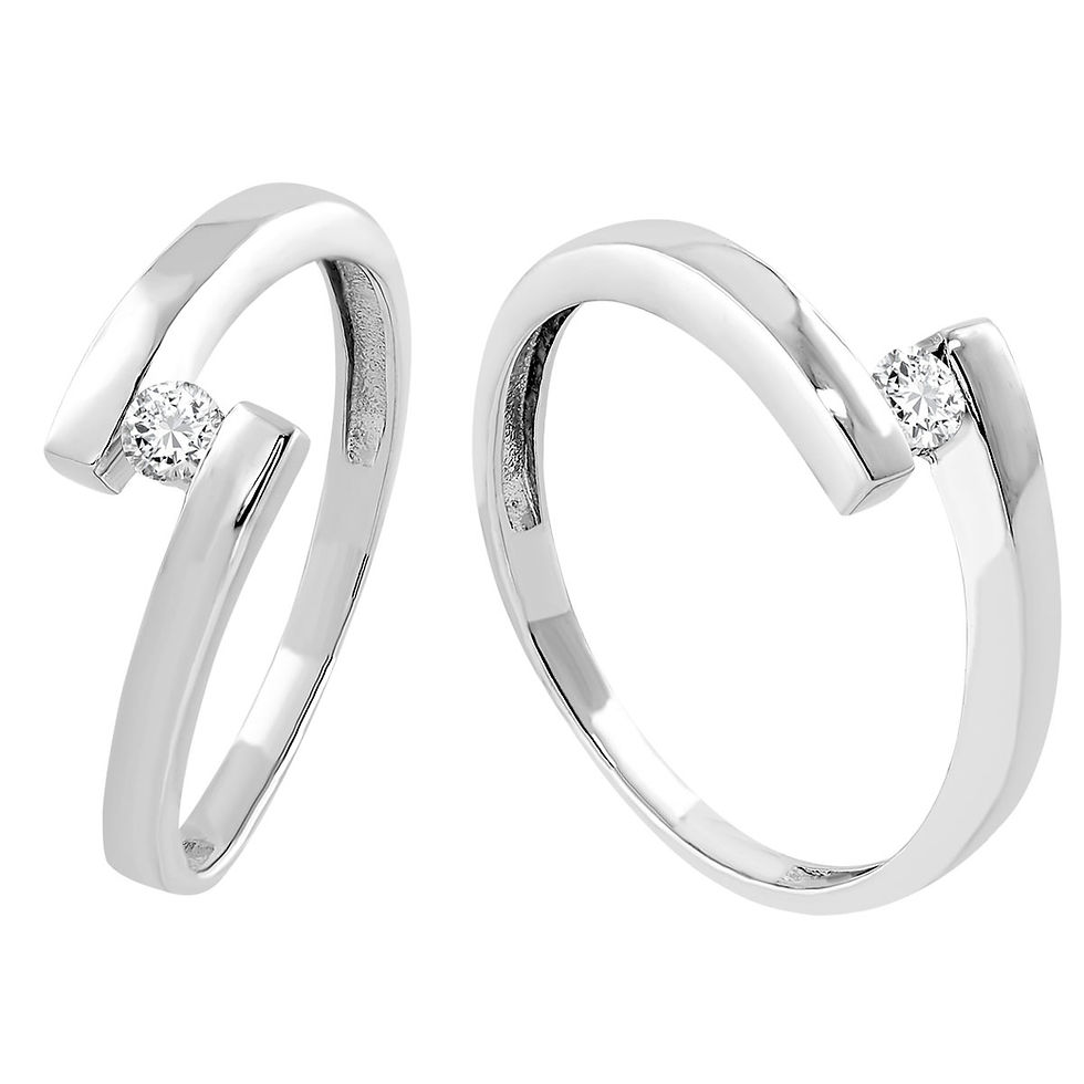 Sortija diamante 0,08 cts