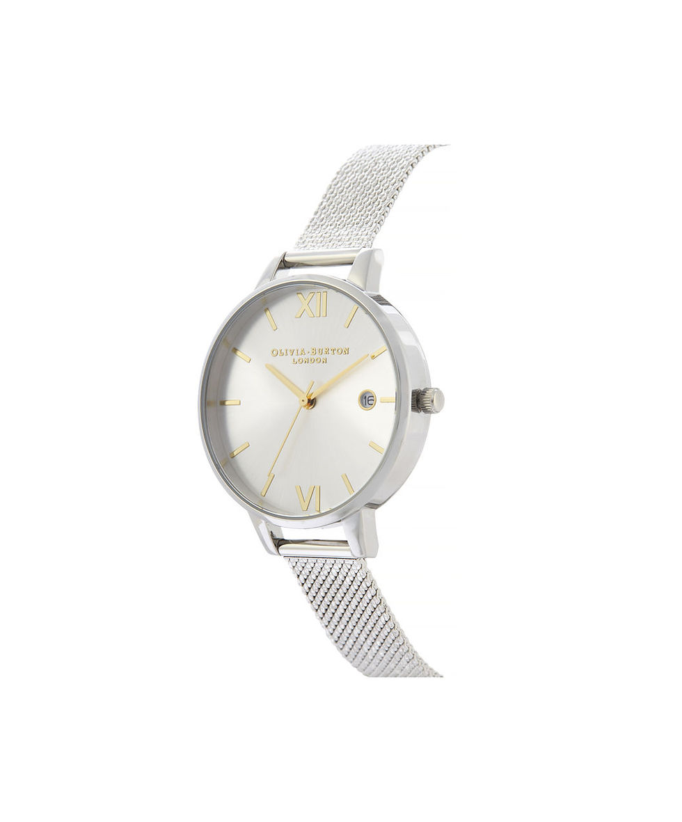Miniature : Reloj de esfera semi con efecto de rayos de sol con malla de bucle