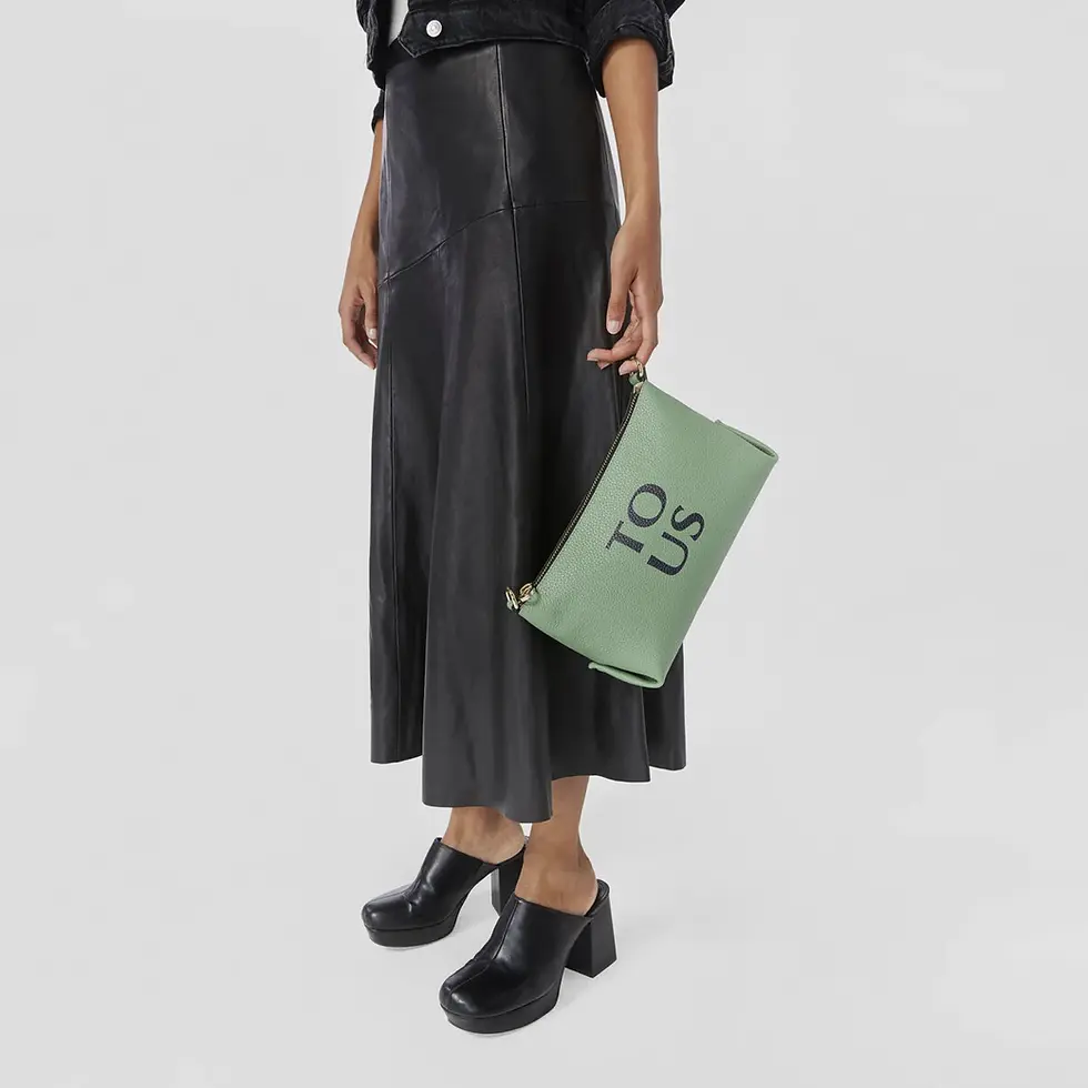 Miniaturbild: Bandolera de piel caqui TOUS Balloon