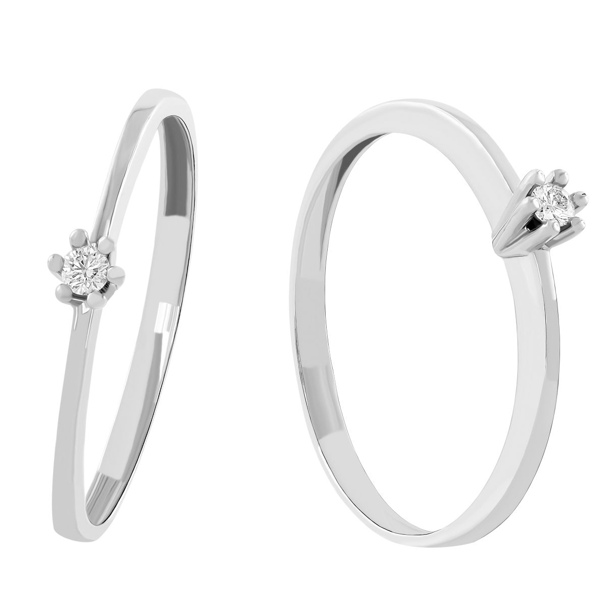 Sortija diamante 0.025 cts.