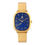 Miniatura: Reloj Heritage Gems de acero IP dorado con esfera de Lapislázuli