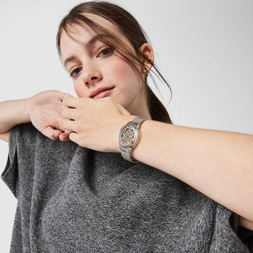 Miniatura: Reloj automático Rond de acero