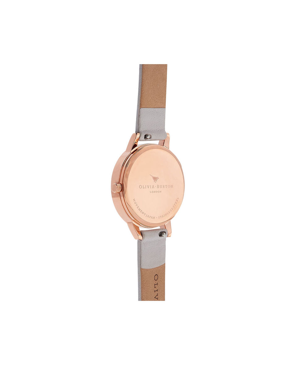 Miniaturbild: Reloj con correa de color rubor en oro rosa