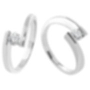 Sortija diamante 0.25 cts
