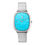 Miniatura: Reloj Heritage Gems de acero con esfera de Turquesa