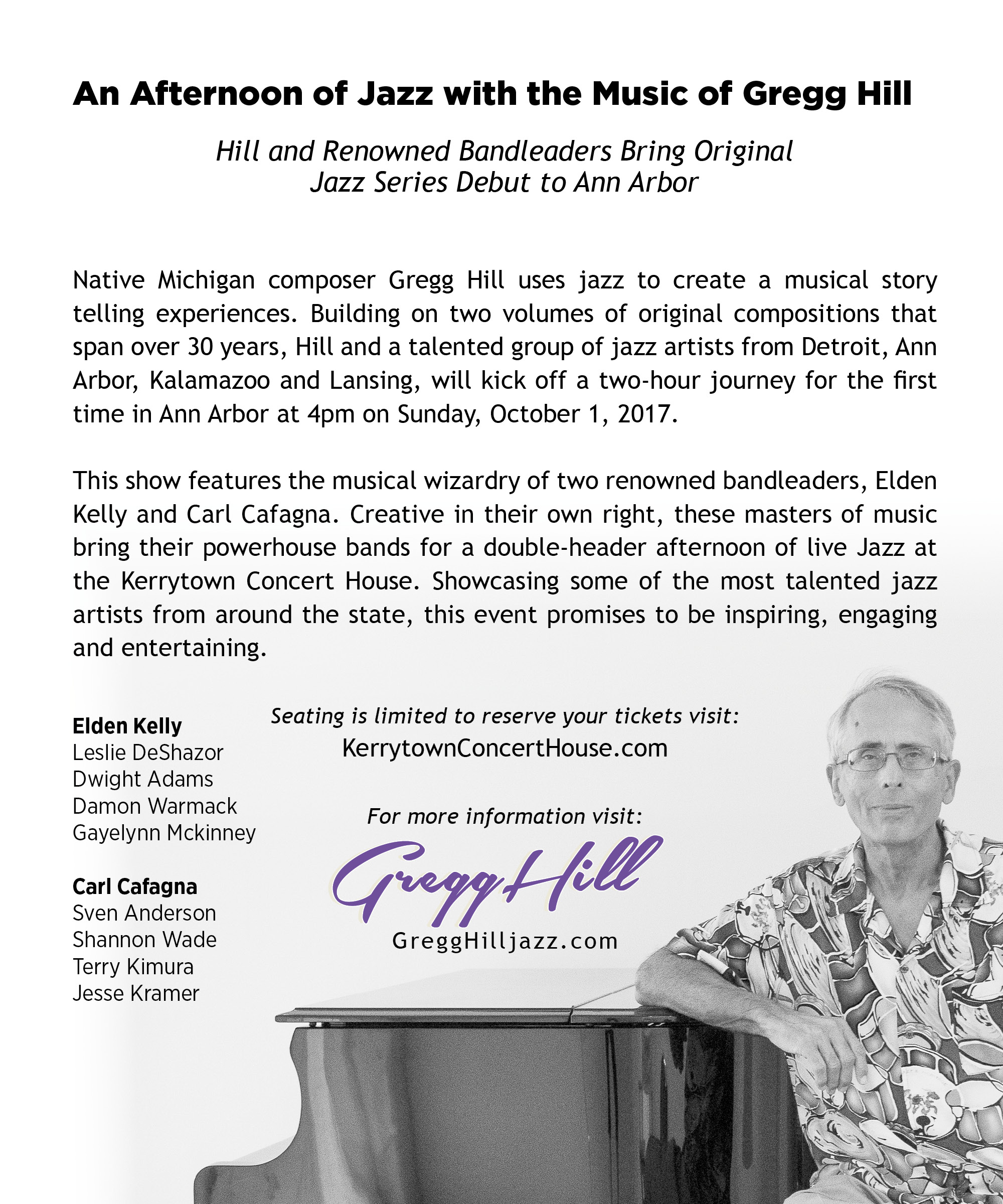GHJ Oct 1 Show KCH Promo details