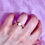 Miniature : Bague  petite poire
