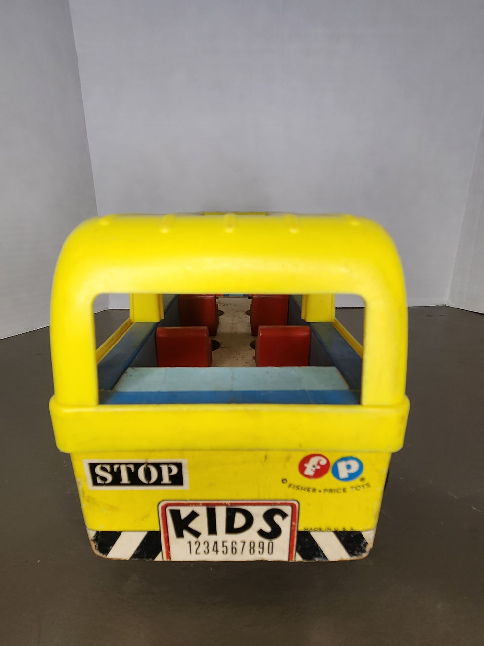 Thumbnail: Vintage Fisher Price Safety School Bus #984, 1961