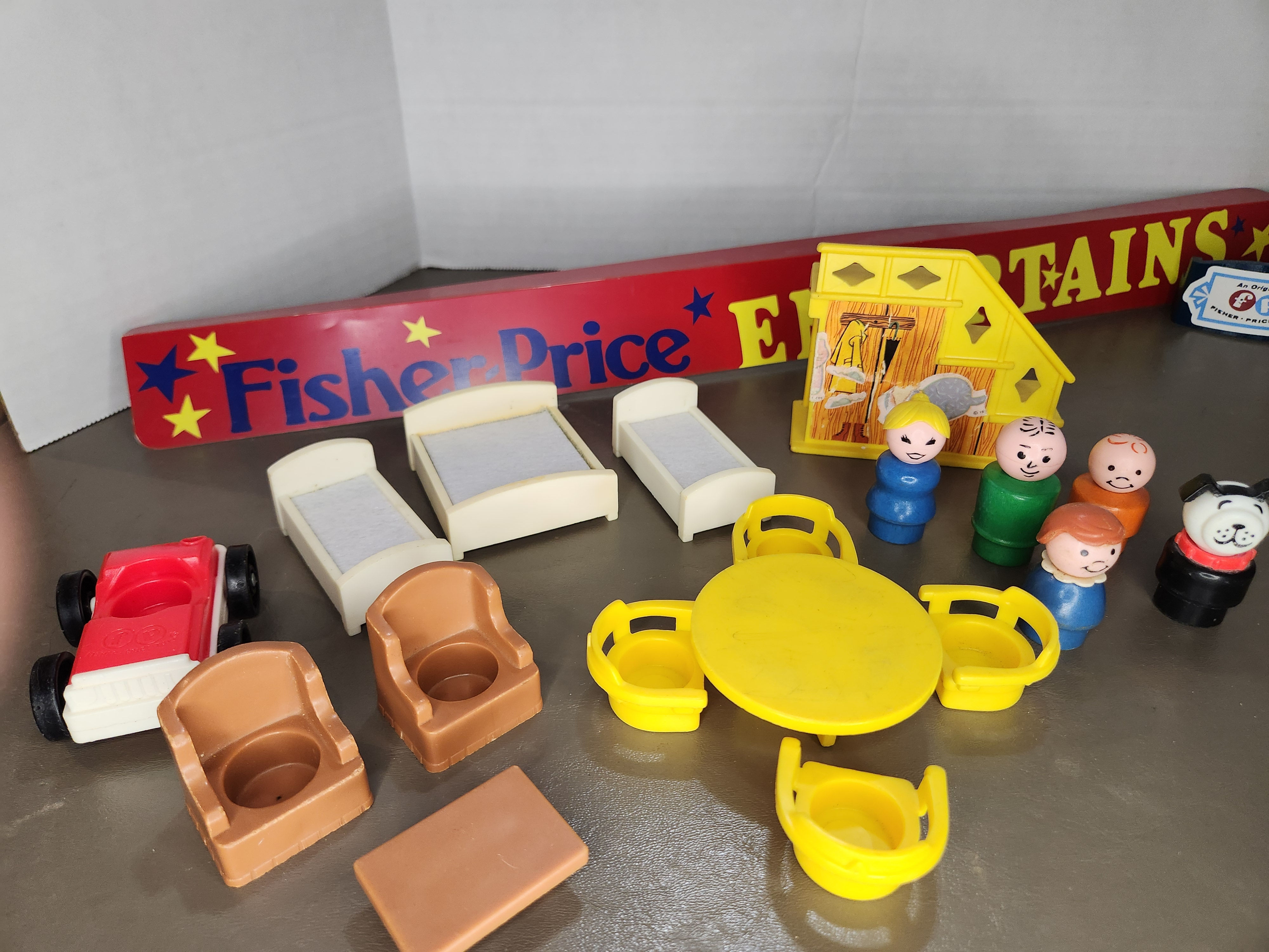 Accessories for Vintage Fisher Price Play Family House #952, 1969-1979