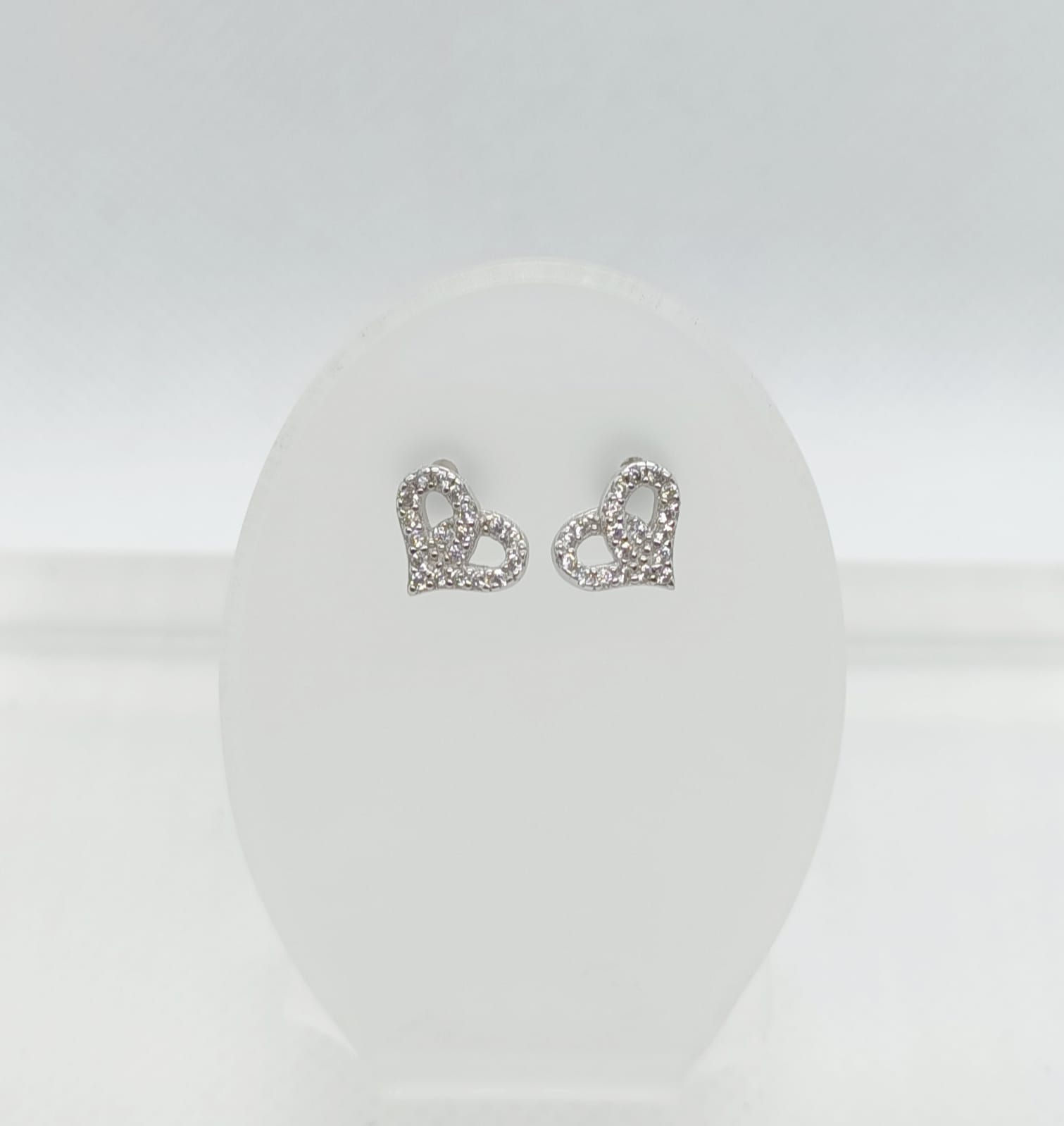 DS Split Heart Earrings