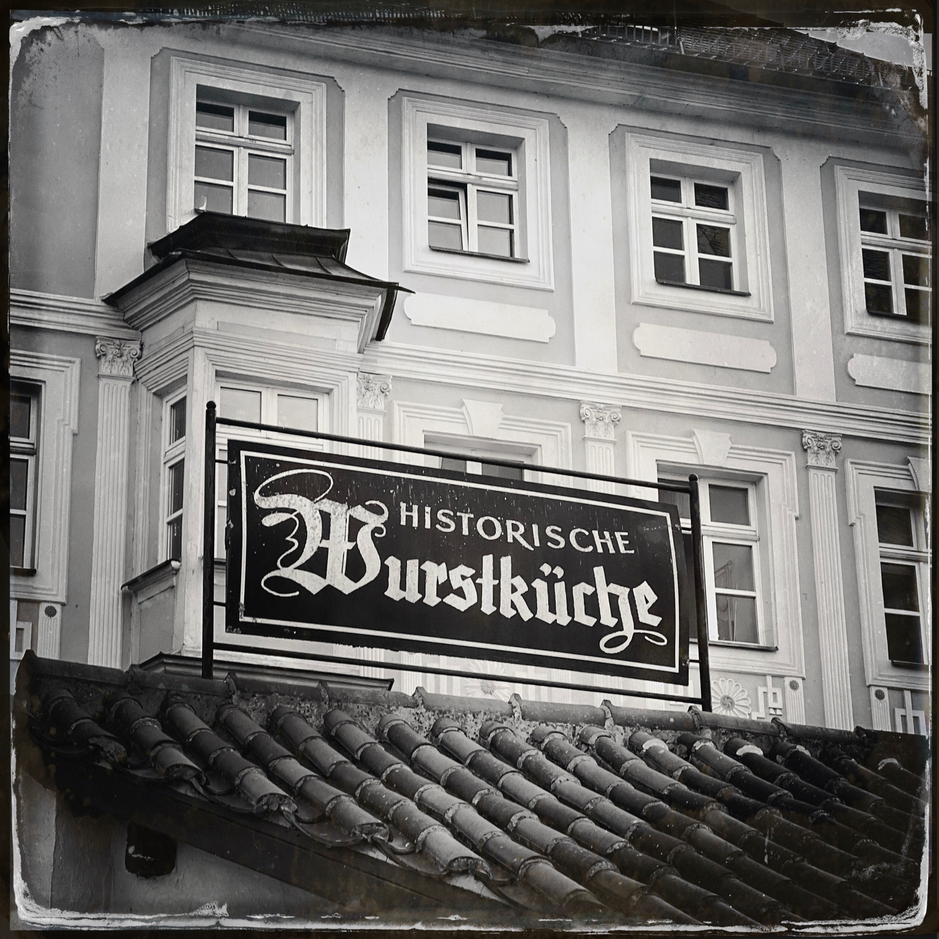 Foto-Block | Regensburg, Wurstküche S/W